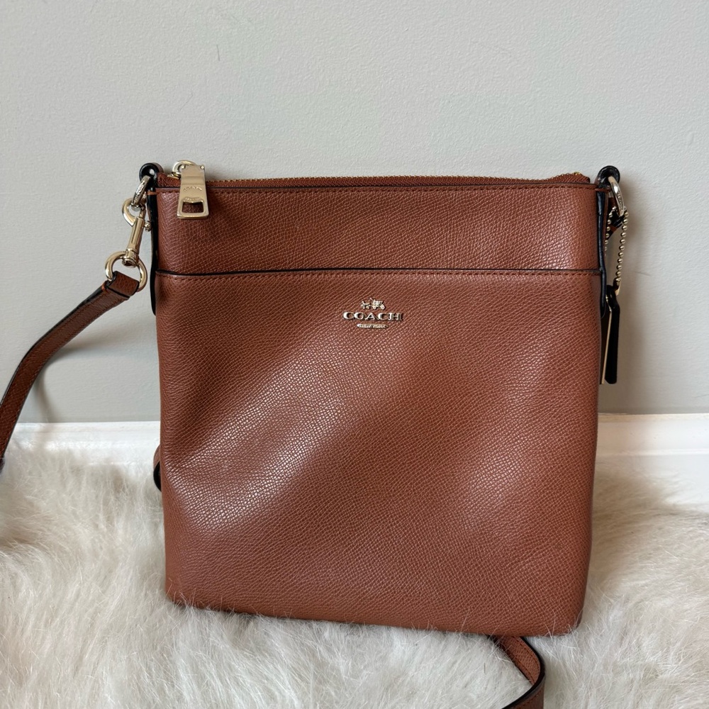 Coach 2014 Swingpack North South Crossbody Leather Bag - Picture 2 of 8